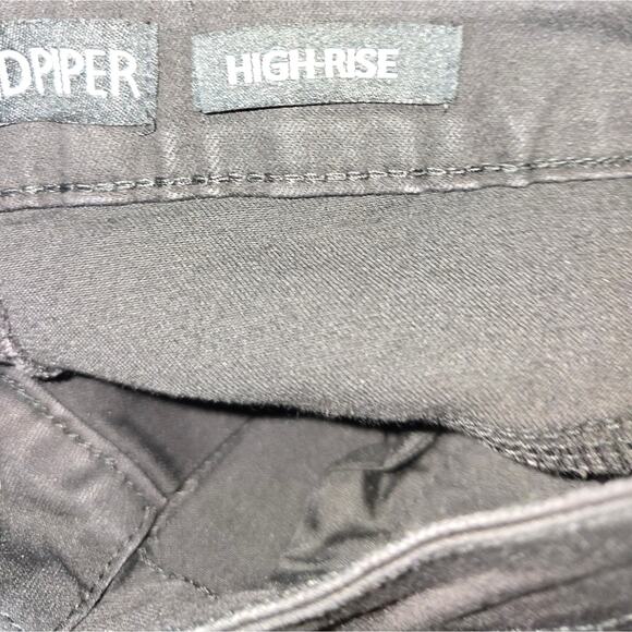 Sandpiper Women's Black Floral Embroidered‎ Stretch Ankle Jeans Size 12 New - Picture 9 of 12